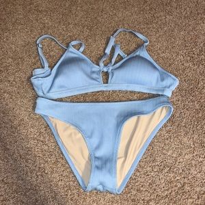 Light blue swim suit